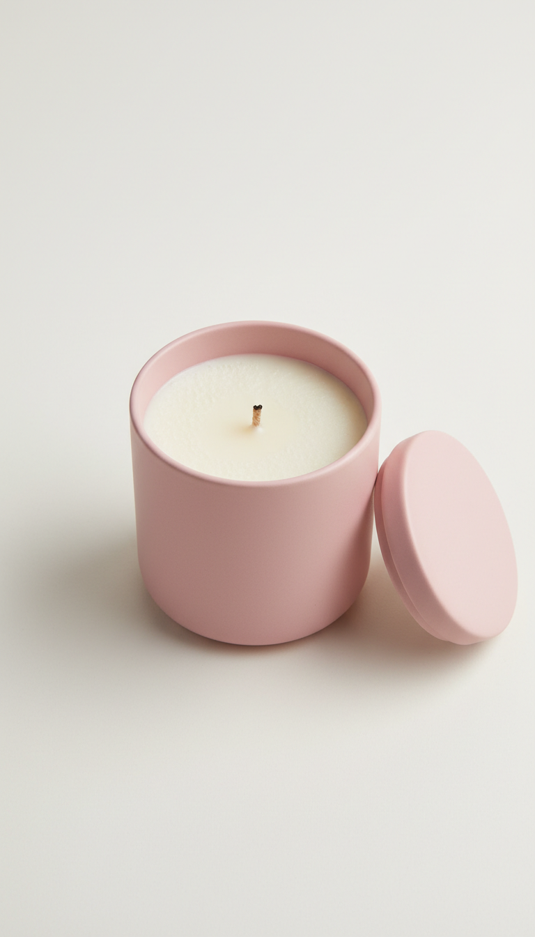 Soy Candle With Affirmation Label